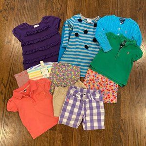 Girls 3T - 4T, 13 Piece Dress, Pants, Shirts Bundle